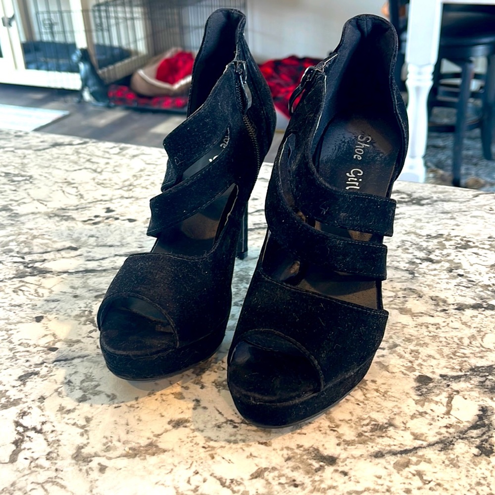 Black heels